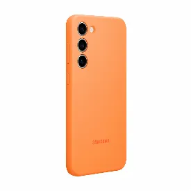 Чехол Samsung Silicone Case для Samsung Galaxy S23, orange, оранжевый